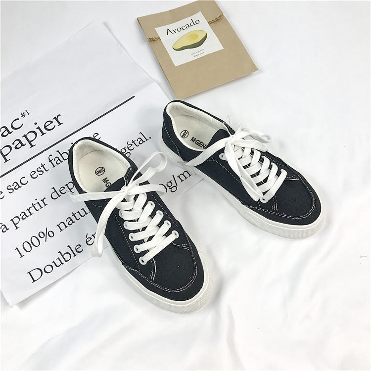 Student Canvas Shoes All Match Spring Summer Sneakers, Size: