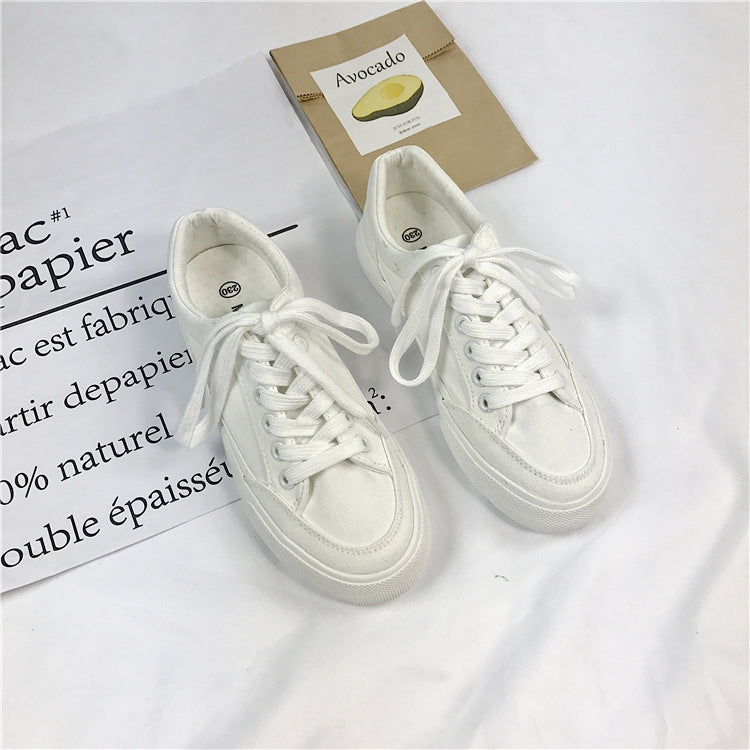 Student Canvas Shoes All Match Spring Summer Sneakers, Size: