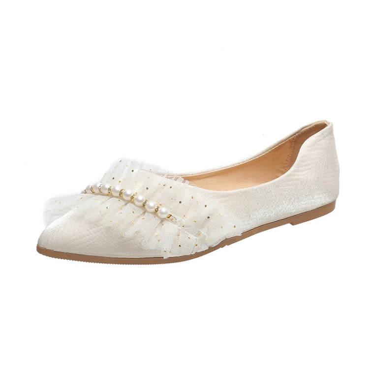 Gentle Style Soft-soled Flat Shoes Shallow Mouth Peas Shoes, Size: