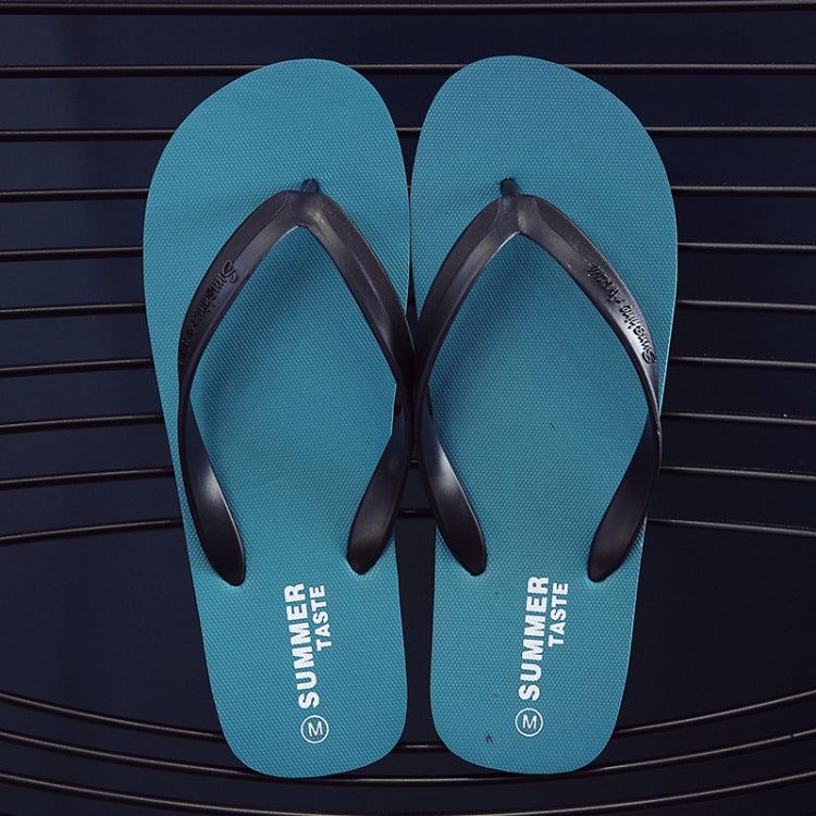 Men Slippers Student Flat Casual Non-slip Flip Flops, Size: