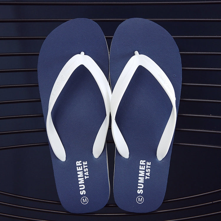 Men Slippers Student Flat Casual Non-slip Flip Flops, Size: