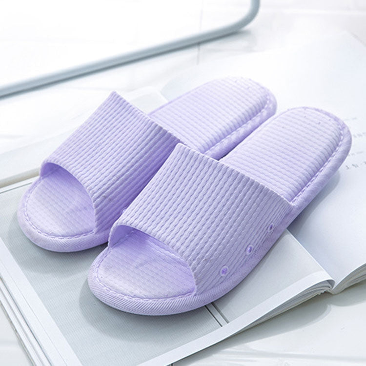 Soft Wear-resistant Couple Sandals Non-slip Home Bathroom Slippers, Size: