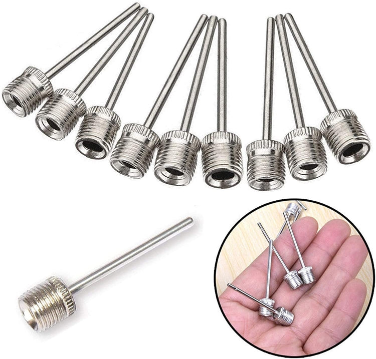 100pcs/bag Stainless Steel Ball Pump Needles for Football, Basketball, Volleyball, Rugby Balls