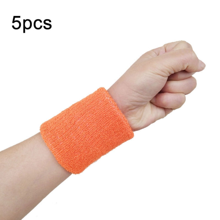 10pcs 8x8cm Women Men Solid Color Cotton Sport Sweatband Brace Wraps Guards