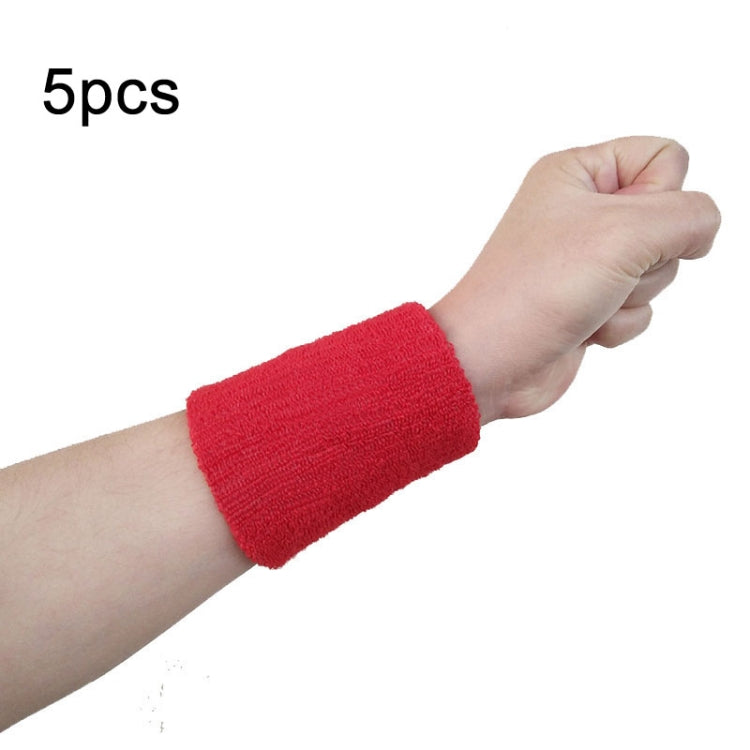 10pcs 8x8cm Women Men Solid Color Cotton Sport Sweatband Brace Wraps Guards