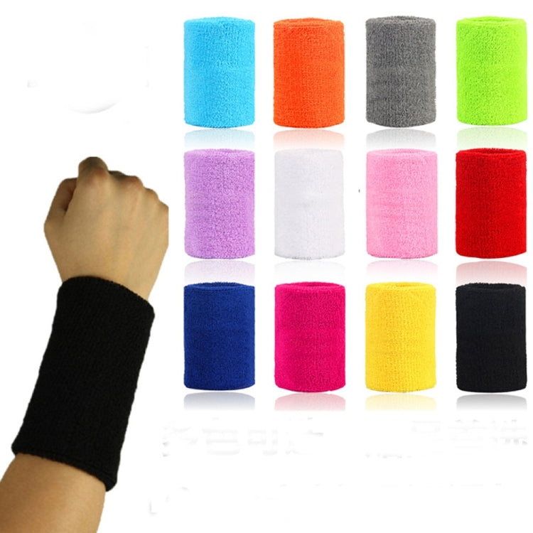 10pcs 8x8cm Women Men Solid Color Cotton Sport Sweatband Brace Wraps Guards