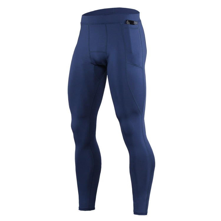 Mens Summer Sports Fitness Leggings Tight Fit Stretch Quick Dry Pants, Size: