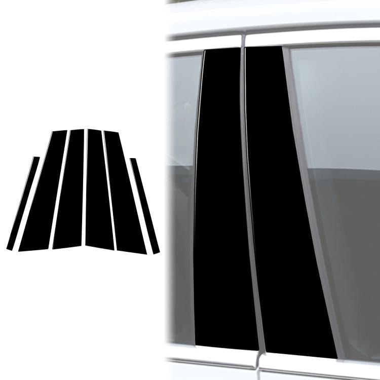 For BMW 3 Series G20 Universal B-pillar Decorative Sticker for Left and Right Drive - Black