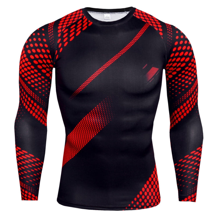 Mens Quick Dry Casual Sweatshirt Slim Round Neck Long Sleeve, Size:
