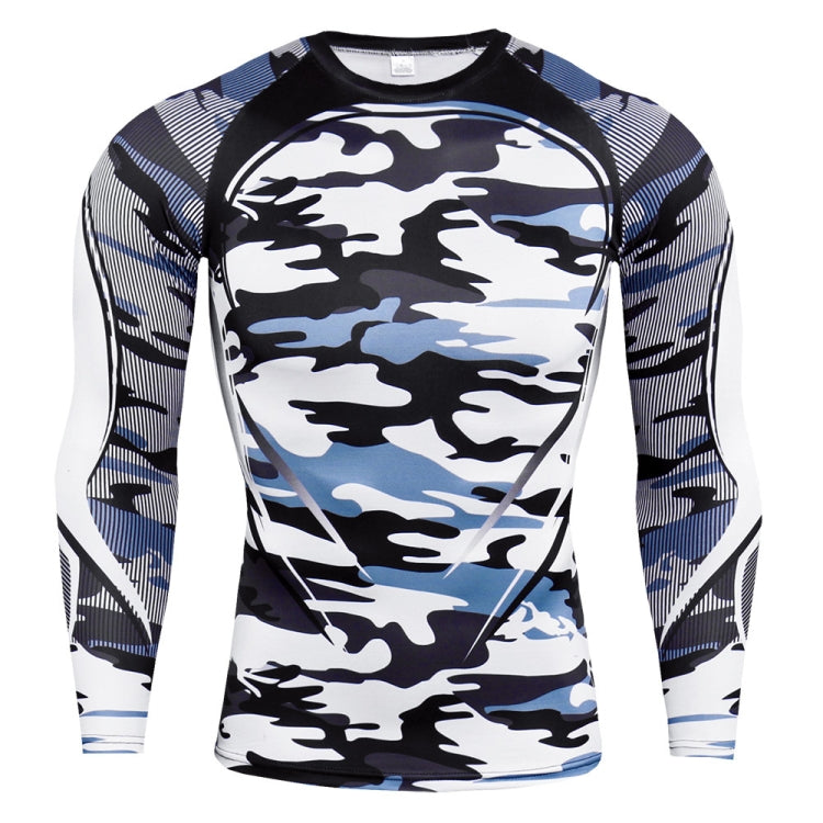 Mens Quick Dry Casual Sweatshirt Slim Round Neck Long Sleeve, Size: