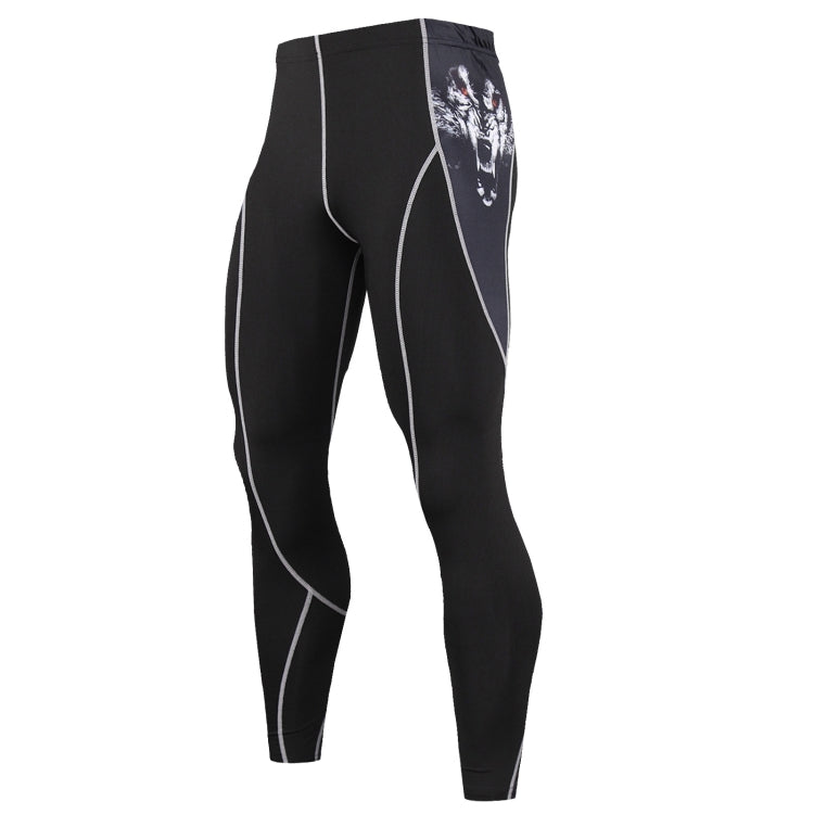 Mens Tight Sweatpants Quick Dry Cycling Long Pants, Size: