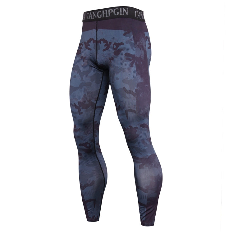 Mens Quick Dry Fitness Leggings Skinny Sports Pants, Size: