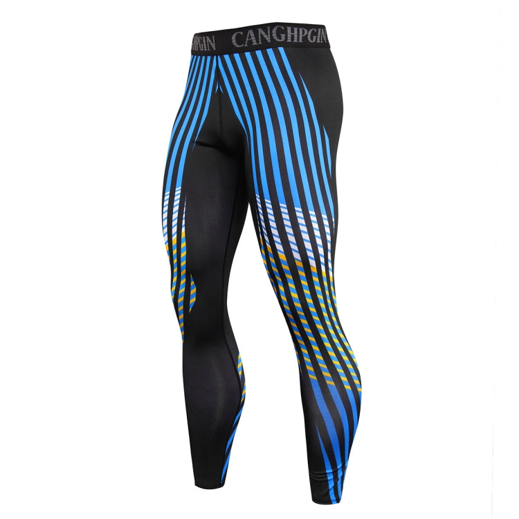 Mens Quick Dry Fitness Leggings Skinny Sports Pants, Size: