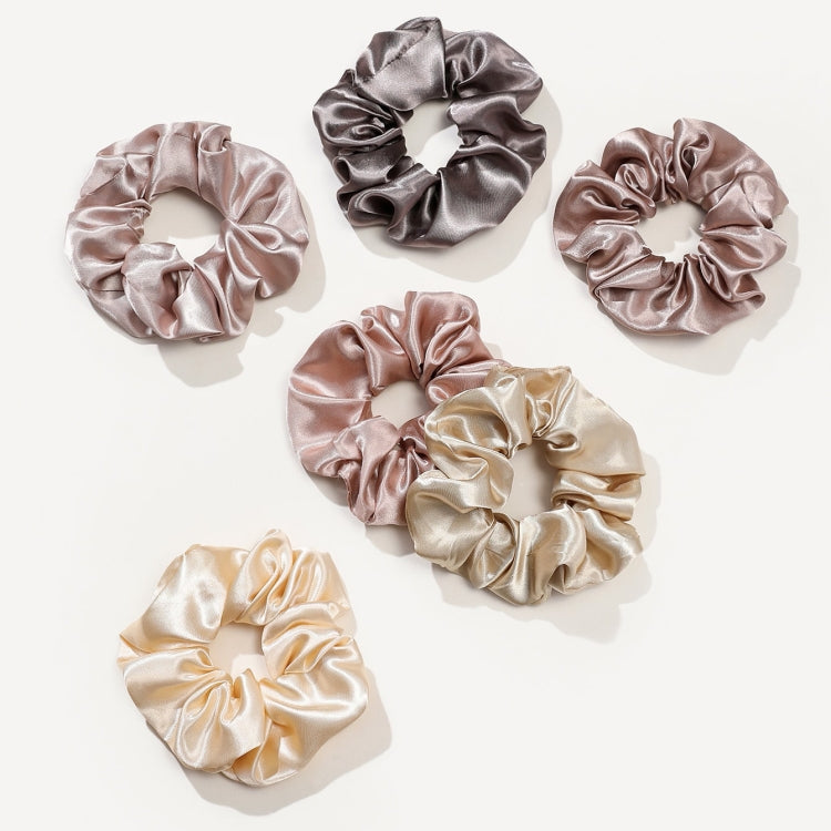 12pcs/pack Women Silk Gut Loop Hair Ring Set Cloth Loop Headband Headwear(Mixed Colors)
