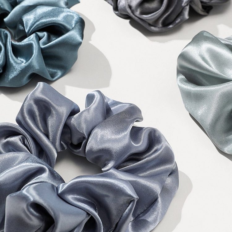 12pcs/Pack Women Intestine Style Hair Ring Satin Headband Hair Accessories