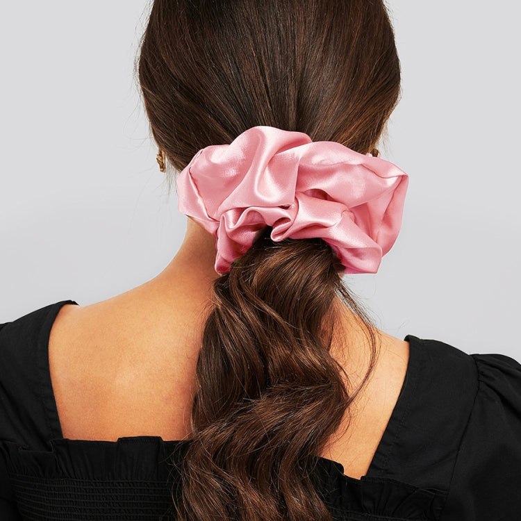12pcs/Pack Women Intestine Style Hair Ring Satin Headband Hair Accessories(Pink Mixture)