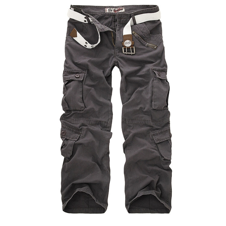 Mens Athletic Overalls Multi-Pocket Casual Pants, Size: 3