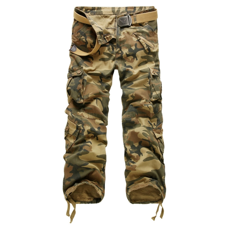 Mens Athletic Overalls Multi-Pocket Casual Pants, Size: 3