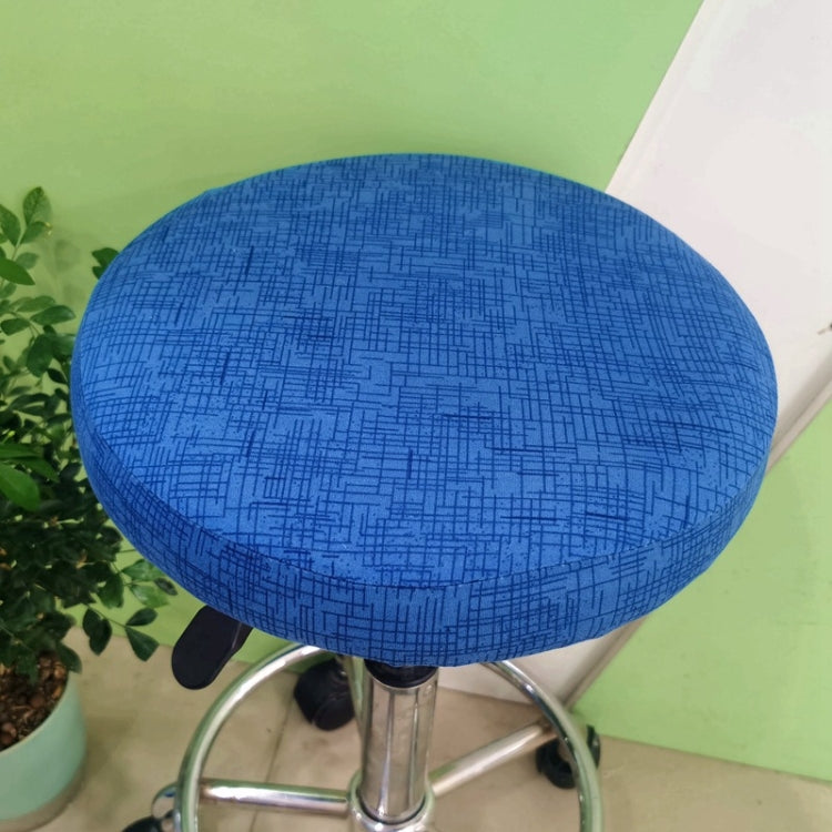 Elastic Printing Round Stool Sleeve Round Stool Chair Cover Bar Stool Cover, Size: Diameter 30-34cm Available