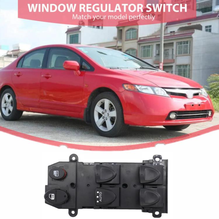 For 2006-2010 Honda Civic Electric Window Switch Button Replacement Kit - 35750-SNV-H52
