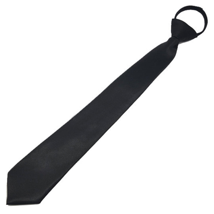 Mens And Ladies Small Zipper Tie  Arrow Shaped Short Narrow Tie, Style:
