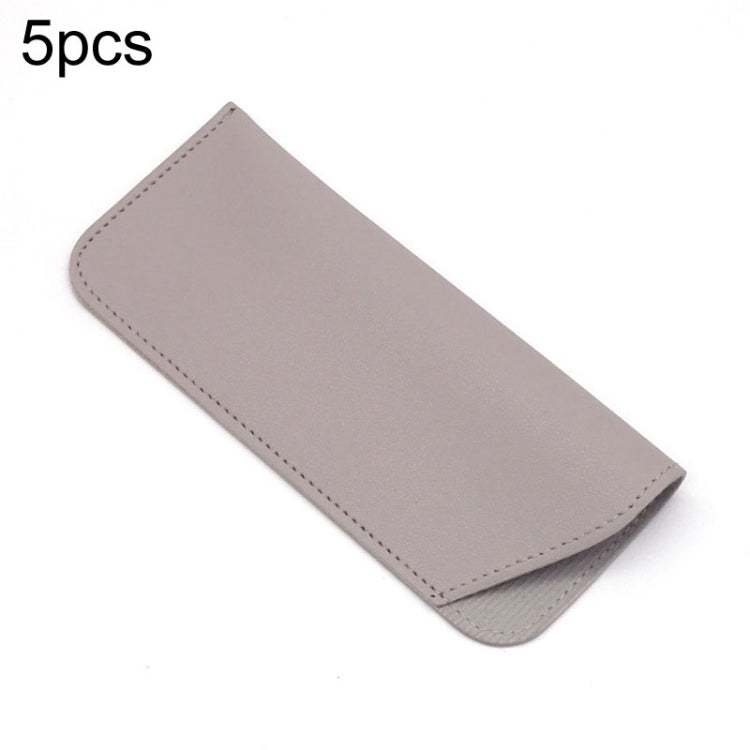 Thickened Leather Open Sunglasses Pouch Portable Dustproof Storage Bag, Size:
