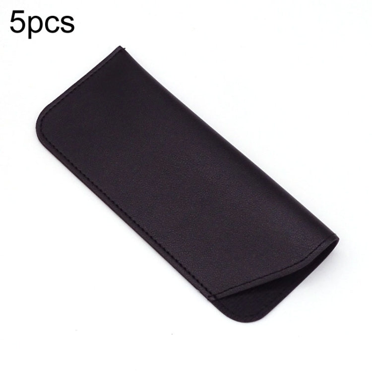 Thickened Leather Open Sunglasses Pouch Portable Dustproof Storage Bag, Size: