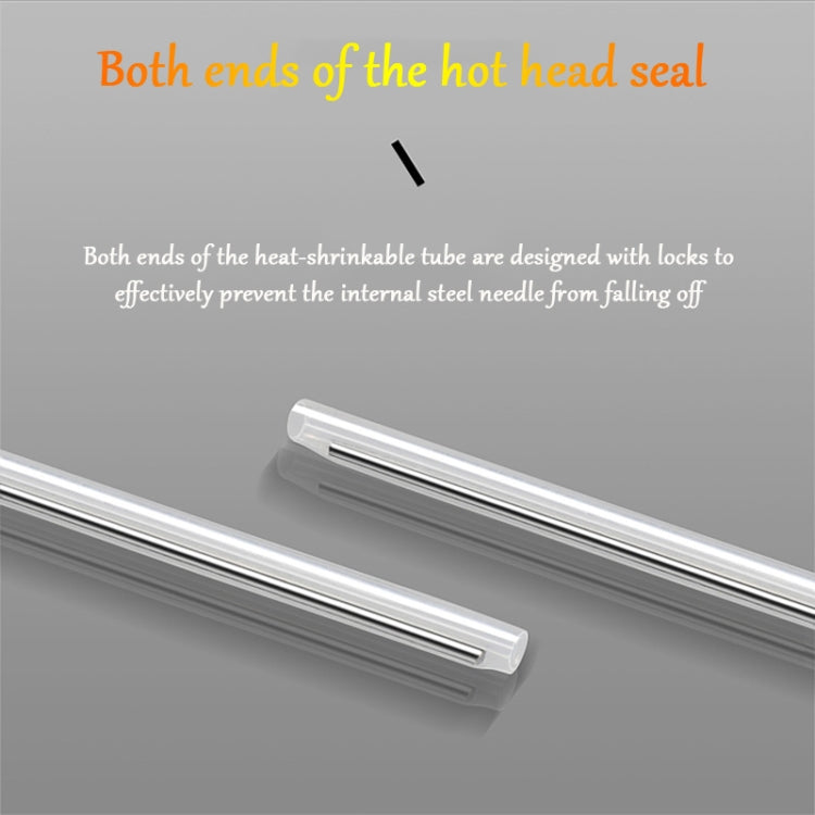 100pcs/pack 60mm Single Pin Optical Fiber Heat Shrinkable Tube Optical Hot Melt Tube
