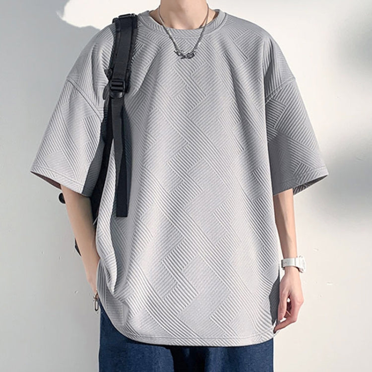 Mens Loose Half Sleeve Bottom T-Shirt Short Sleeves Jersey, Size: