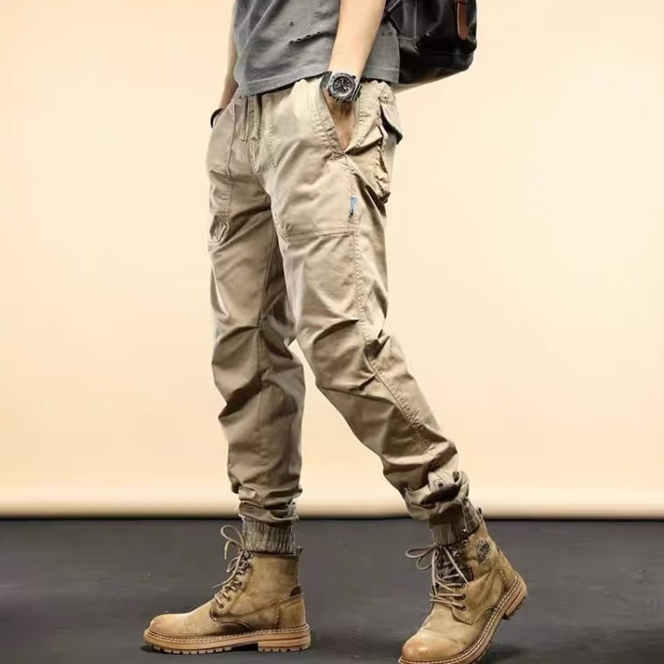 Mens Overalls Long Pants Casual Loose Leg Jeans, Size: