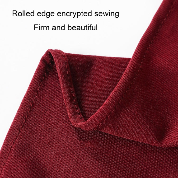 15x35cm Tie-Free Stretch Chair Back Flower Bow Chair Cover Hotel Chair Back Strap Decoration