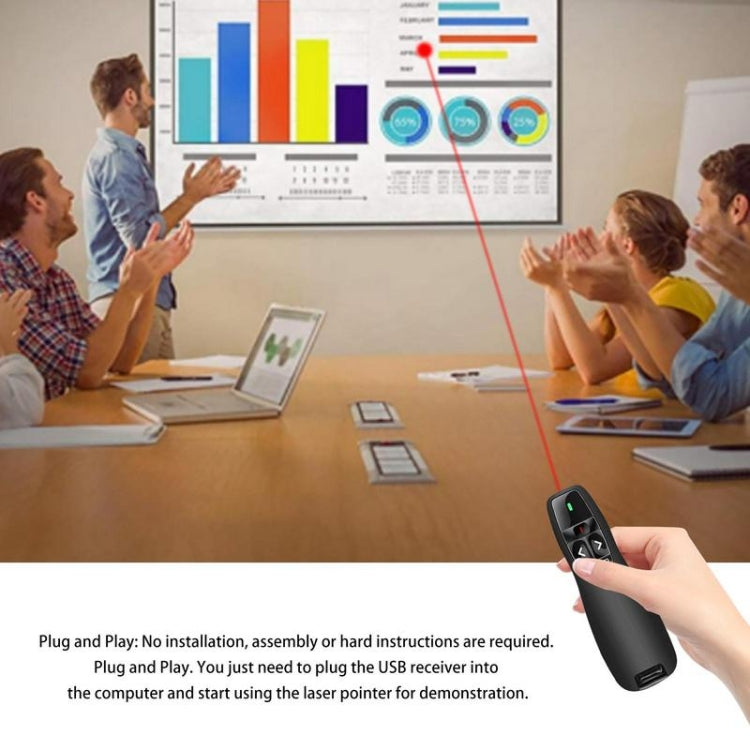 2.4GHz Multifunctional USB Wireless PPT Laser Page Turning Pen