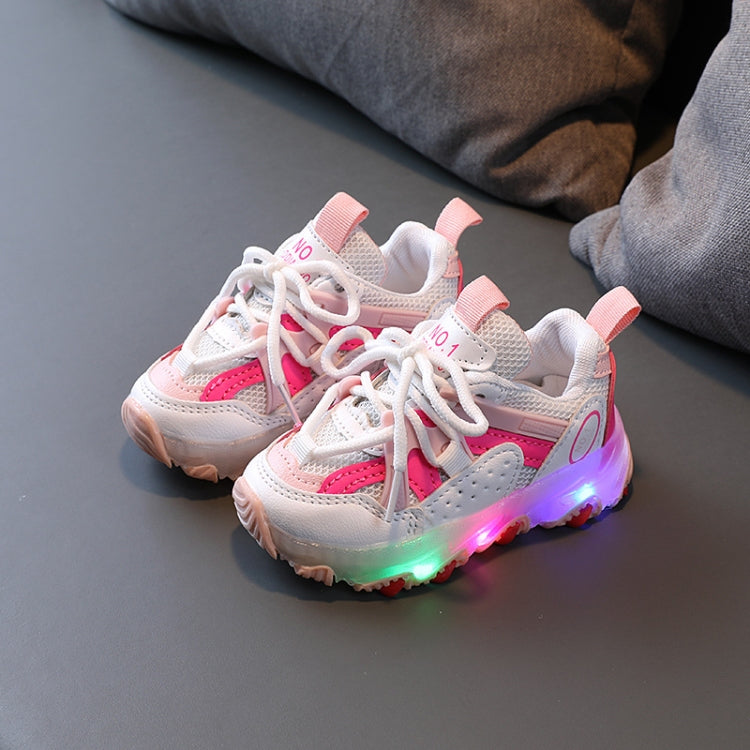 Sports Children Shoes Boys And Girls Light-Up Shoes Casual Footwear, Size: