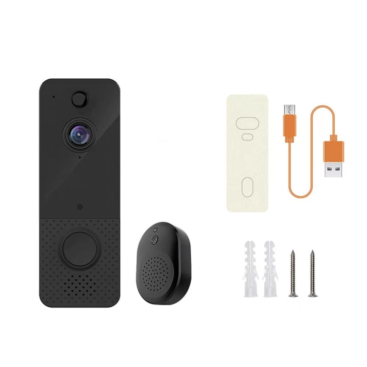 T8  720P Wireless Wifi Remote Video Doorbell Intercom Infrared Night Vision AI Recognition Doorbell, Spec:
