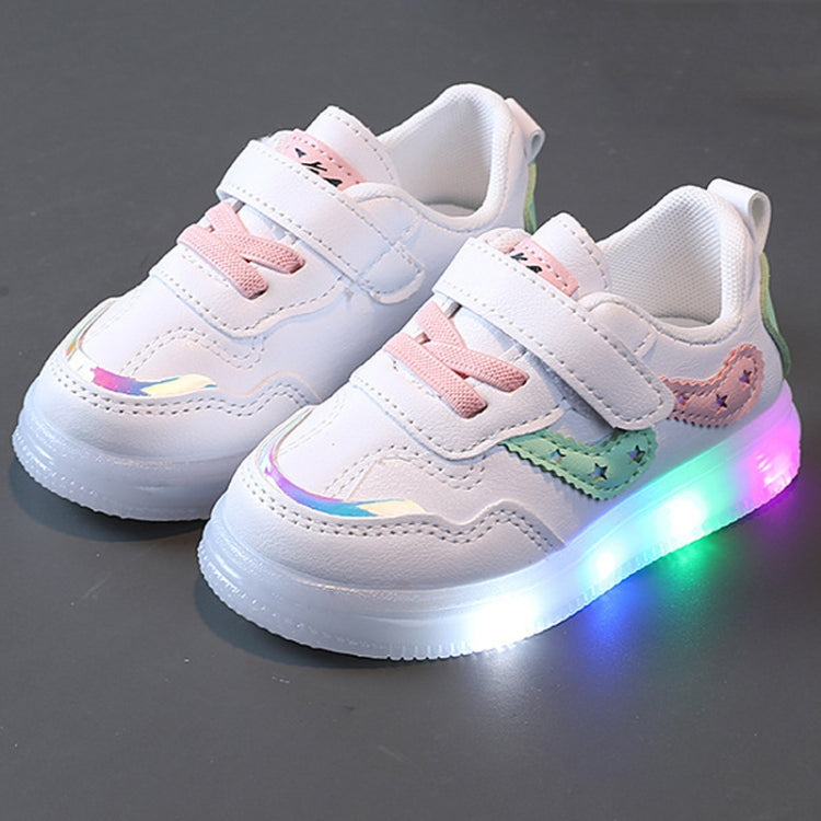 Children Board Shoes LED Light-Up Casual Footwear Boys And Girls Shoes, Size:
