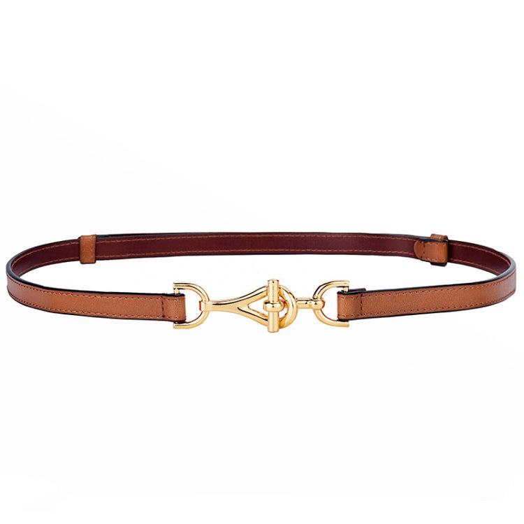 Women Thin Waistband Decoration Clothing Versatile Waist Chain Pair Buckle Retro Belt