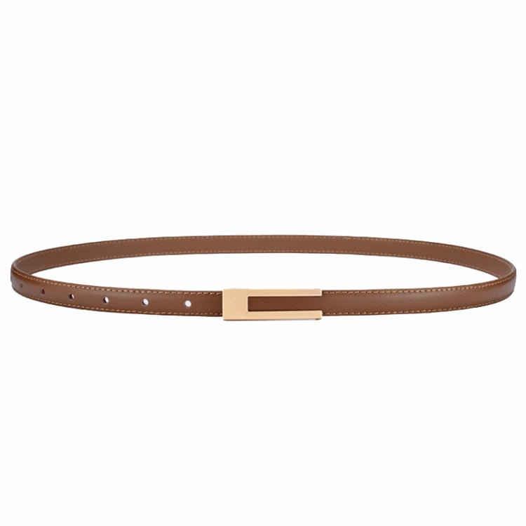 Women Thin Waist Belt Leather Decorative Clothing Slim Waist Versatile Belt