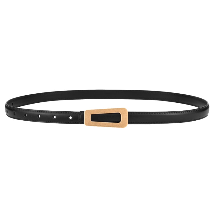 105cm Women Leather Belt Casual Versatile Retro Belt Jeans Waist Band