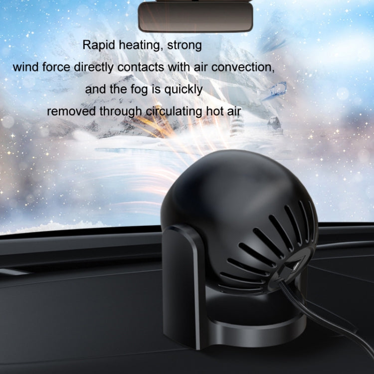 12V Winter Car-mounted Fast-heating Air Heater Window Glass Defogging Heater
