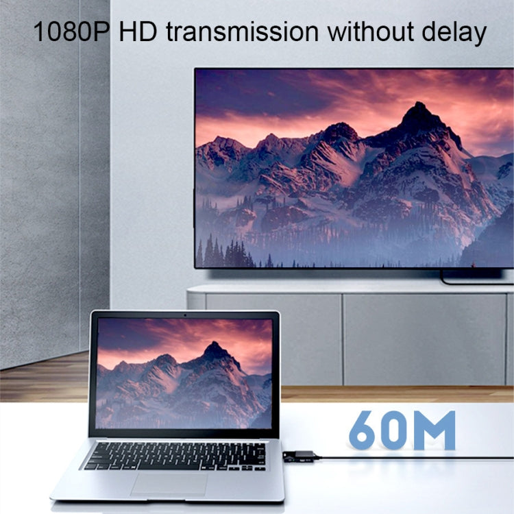 1080P/50m HDMI To Network Cable HD Video Signal Transmitter Monitoring Transmission Extender(HT238P)