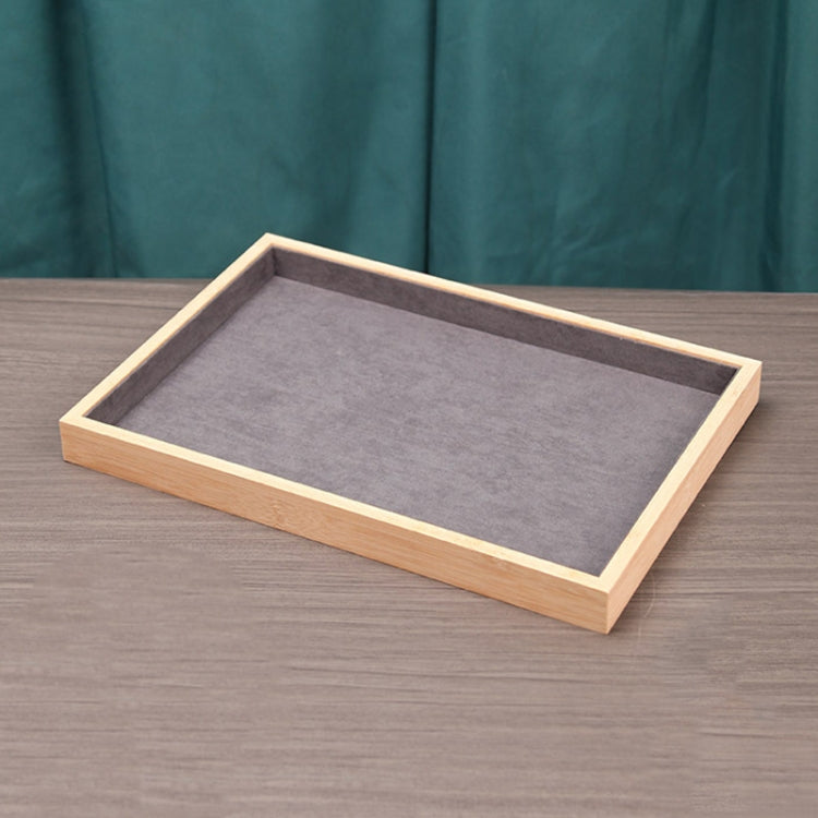 Bamboo Wood Jewelry Display Pallet Jewelry Storage Display Tray, Style: