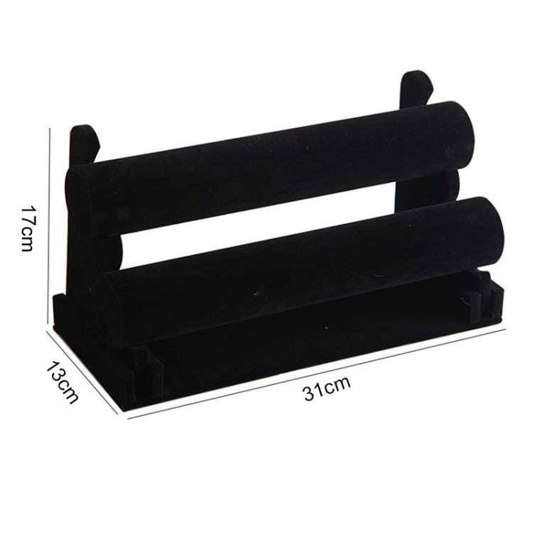Detachable Velvet Bangle Bracelet Stand Watch Jewelry Display Rack, Style: T