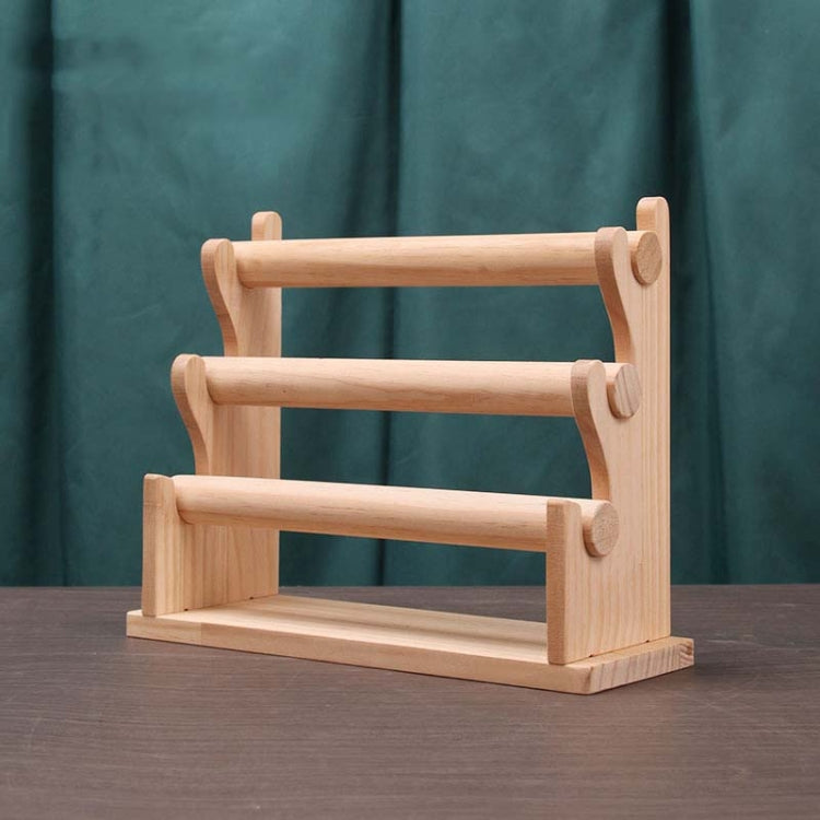 Solid Wood Detachable Jewelry Display Stand Watch Bangle Bracelet Storage Display Rack, Style: