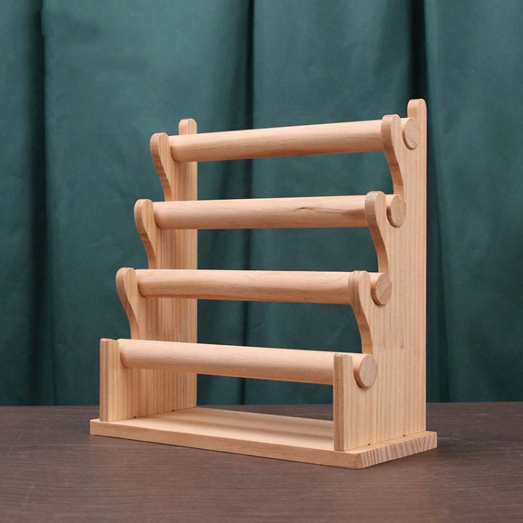 Solid Wood Detachable Jewelry Display Stand Watch Bangle Bracelet Storage Display Rack, Style: