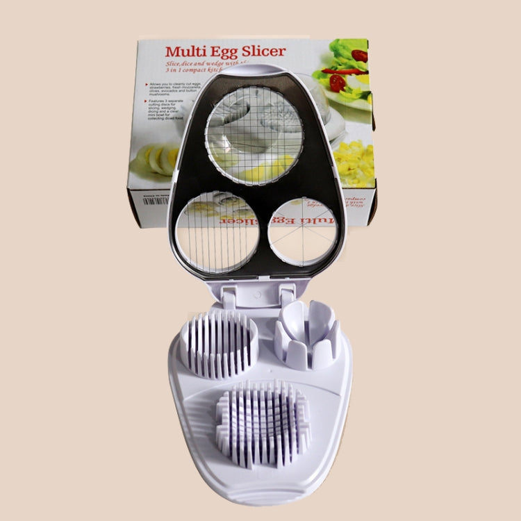 3-in-1 Multifunctional Vegetable Fruits Cutter Fancy Splitter Egg Slicer