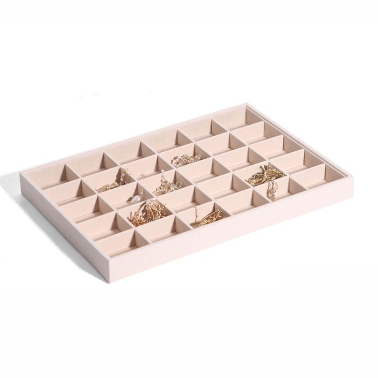 Suede Jewelry Storage Tray Necklace Pendant Bracelet Bangle Display Case, Size: