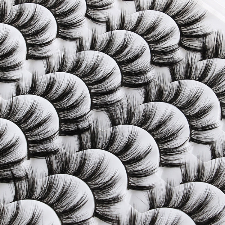 16pairs /Box Natural Long False Eyelashes Fluffy 3D Mink Lashes, Spec: L1