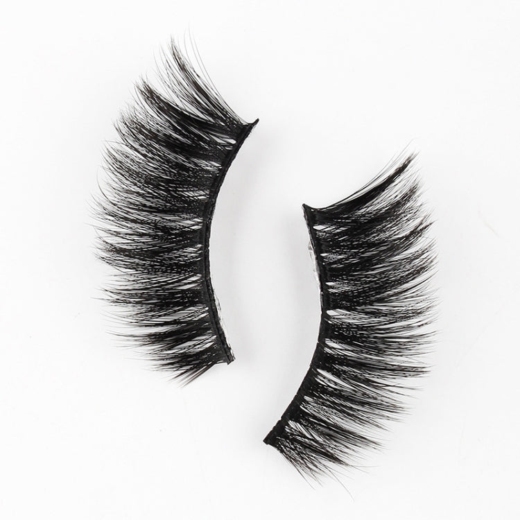 16pairs /Box Natural Long False Eyelashes Fluffy 3D Mink Lashes, Spec: L1