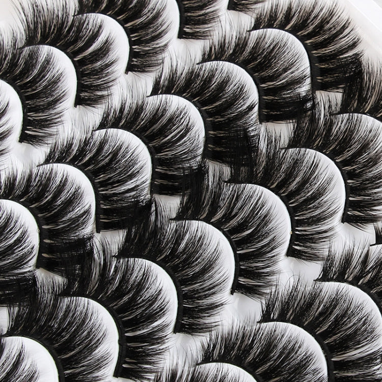 16pairs /Box Natural Long False Eyelashes Fluffy 3D Mink Lashes, Spec: L1