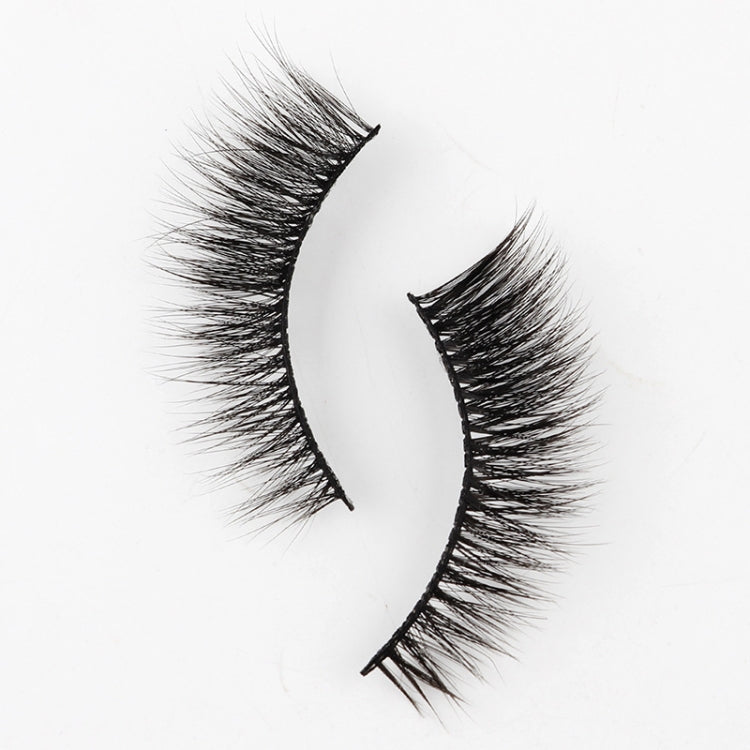 16pairs /Box Natural Long False Eyelashes Fluffy 3D Mink Lashes, Spec: L1